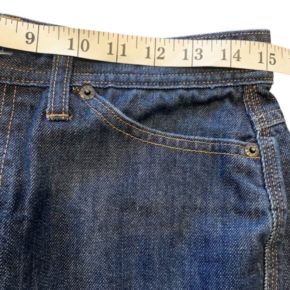 Gap Skirt Women's Size 4 Denim Mini Y2K School Girl Medium Wash Belted Front Zip - Picture 5 of 6